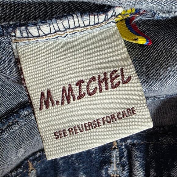 Y2K Acid Wash Distressed Denim Jumpsuit w Cut-outs, Bows & Woven Accents, sz 5 - Picture 13 of 14